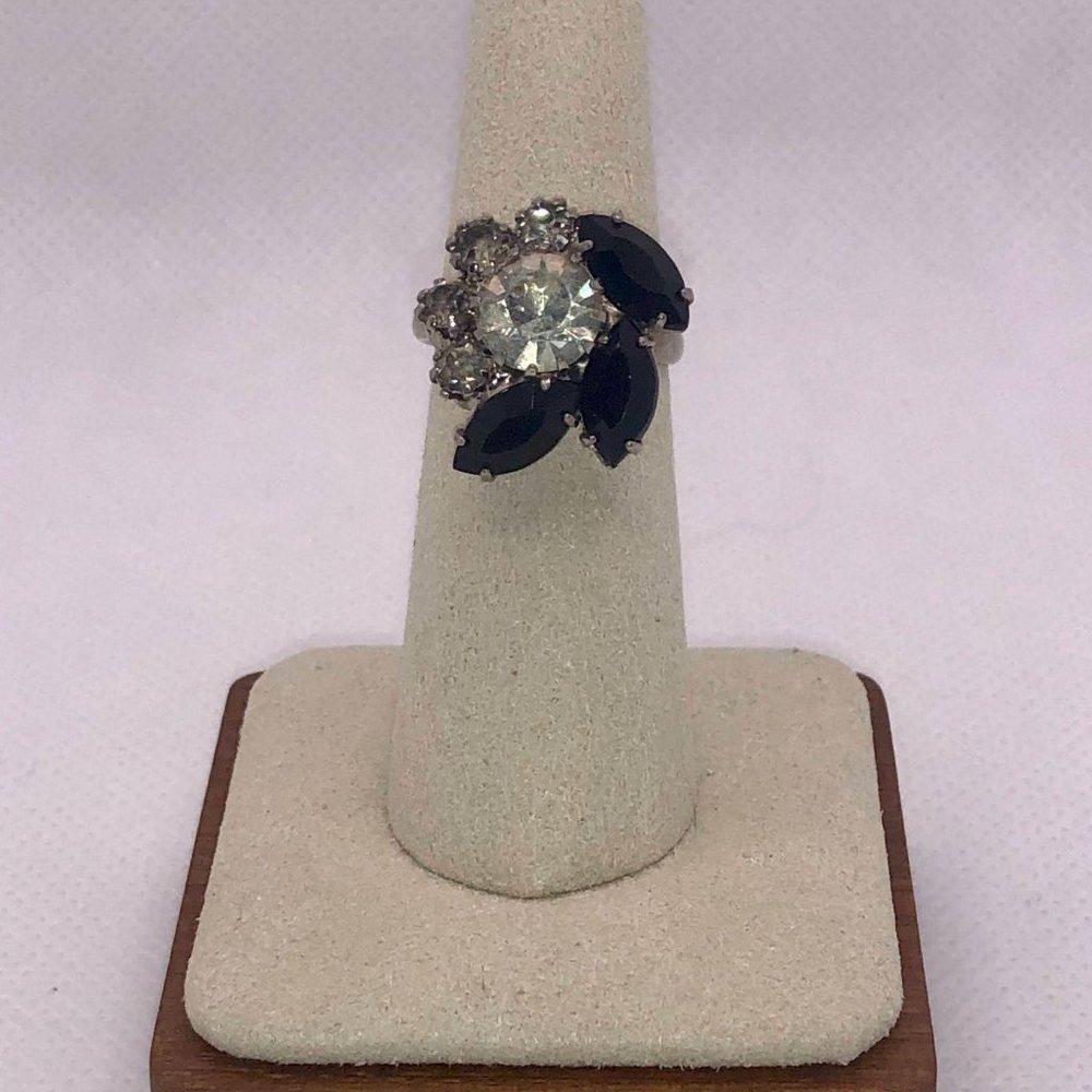Vintage Costume Estate Antique Jewelry Ring Silver